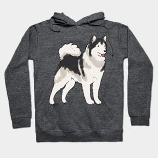 Alaskan Malamute drawing Hoodie